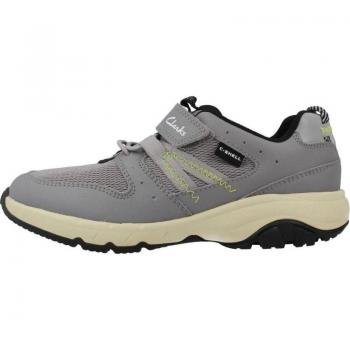 Zapatillas Deportivas de Niño Marca Clarks Modelo Rock Trek K Color Gris