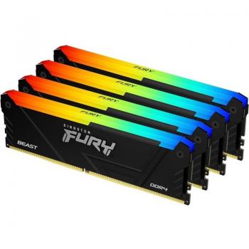 Kingston FURY Beast RGB DDR4 2666MHz 64GB 4x16GB CL16