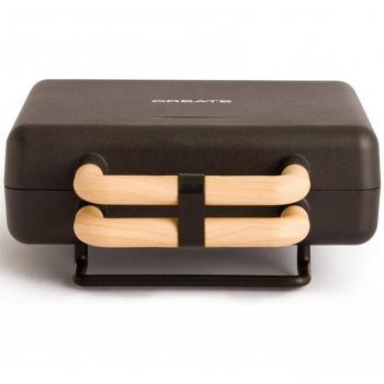 Sandwichera Grill y Gofrera de Placas Intercambiables STONE 3 en 1 Compact 800W Negra