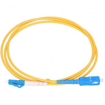 Cable de fibra óptica Extralink SC-LC 1m G.657.A1 Amarillo