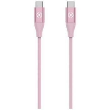 Cable USB-C a USB-C 1.5 m 60W Rosa