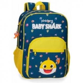 Mochila Escolar Baby Shark My Good Friend Adaptable