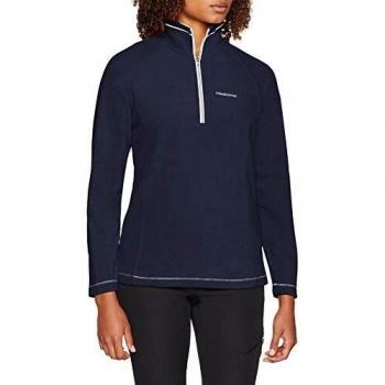 Craghoppers Miska - Forro Polar con Media Cremallera para Mujer, Color Azul Marino, Talla 18