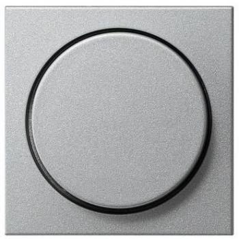 Gira System 55 Aluminium Dimmer Cover Plate with Knob (065026)