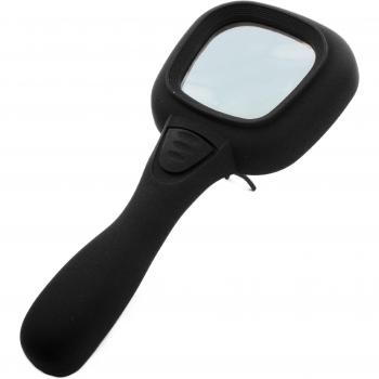 Lupa de Mano con Soporte Integrado y Luz LED 4x