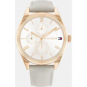 Tommy Hilfiger - Reloj de mujer Monica 1782595 multifunción de piel gris