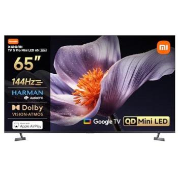 Xiaomi TV S Pro Mini LED 65 - Smart TV 4K UHD QLED con Dolby Vision, Dolby Atmos, Google TV y HDR10+