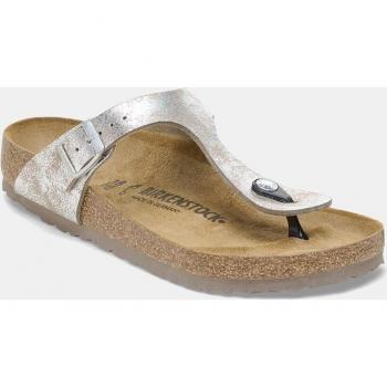 Sandalias planas de mujer Birkenstock Gizeh en piel sintética