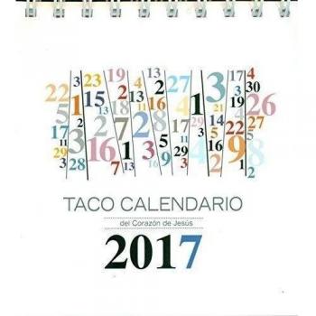Taco Calendario Números Con Peana 2017
