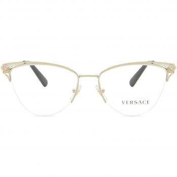 Versace VE1280 1252 Women’s Eyeglasses Gold Size 53 (Frame Only) - Blue Light Block Available