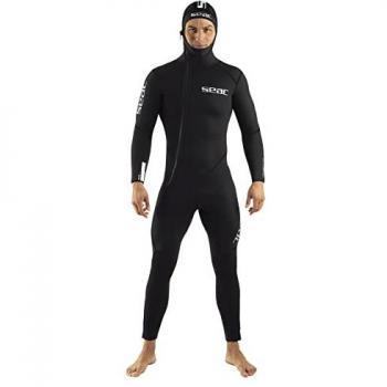 Seacsub Traje Húmedo De Buceo Club 5 Mm con Capucha integrada, Protectores Powertex en Hombros, Rodilleras y Zona Lumbar