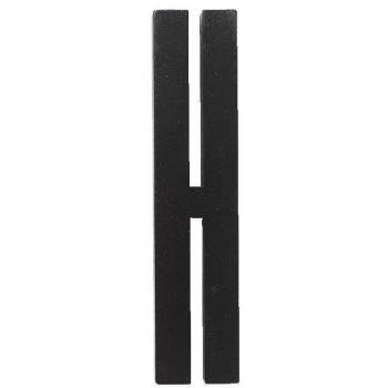 design letters Letras y números, Madera, Negro, Talla única