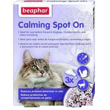 Beaphar 3 Pipettes Spot On Calming for Cats 0.4 ml 25 g