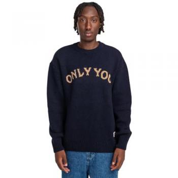 Jersey de Hombre Element Smokey Bear Jacquard Azul con Cuello Redondo