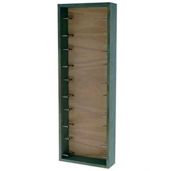 Expovinalia ex9141 Botellero Mural, Capacidad 10 Botellas, Madera, Blanco, 56x12x105 cm