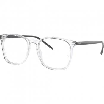 Ray-Ban RX5387 8181 Unisex Square Transparent Eyeglasses