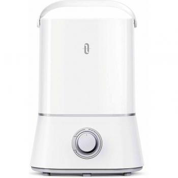 TaoTronics Humidificador Ultrasónico 4L Bebé, Ultra Silencioso, Fácil de Limpiar, Auto-Apagado, Humedad Ajustable, con Boquilla 360º girable, 12-50 Horas para Dormitorios, Blanco