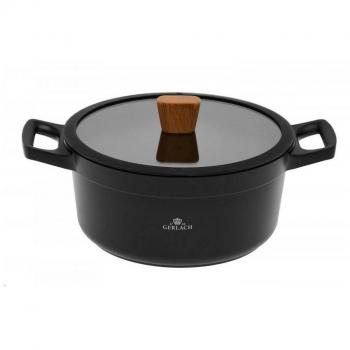 Olla de Aluminio Natur ILAG Xera Dur 2 con Tapa 24cm