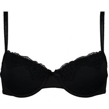 Sujetador con aros preformado Secret Lace Negro para mujeres E95