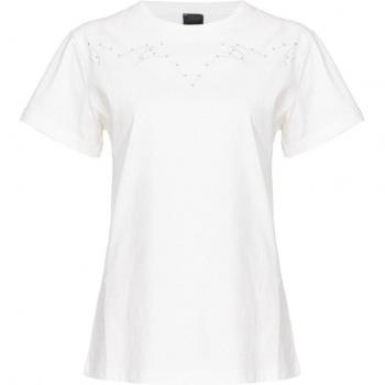 Pinko Women's White T-Shirt Size L