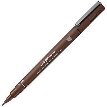 Rotulador de Pincel Uni Pin Fine Line Waterproof Sepia PINBR-200
