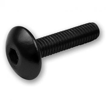 Kit de 6 tornillos allen con alomada M6x25 en color negro, JY-HWSA, código 8430525141599, tornillos de afinación de colores VICMA VIC-TA625NR y blister kit