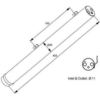 Filtro deshidratante para aire acondicionado NRF 33353