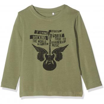 NAME IT Nitvux Ls Top Box H Mz G, Camisa Manga Larga para Niños, Verde