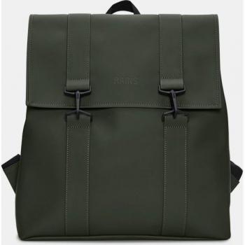 Rains MSN Bag - Green, Backpack, Unisex, Female, Size: ONE SIZE, Laptop compartment 40 cm