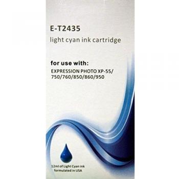 Cartucho Compatible EPSON T2435 - 24XL Photo Ciano para XP750, XP850, XP860, XP950 y XP55