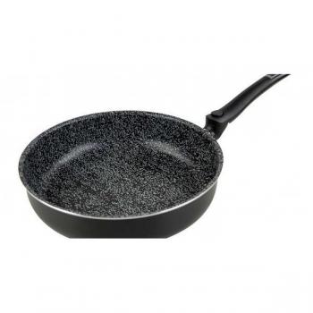 Sartén Giratoria Bo-Camp con Mango Plegable 28 cm Negra