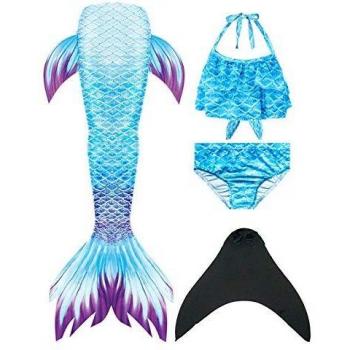 NAITOKE Niñas Cola de Sirena para Nadar