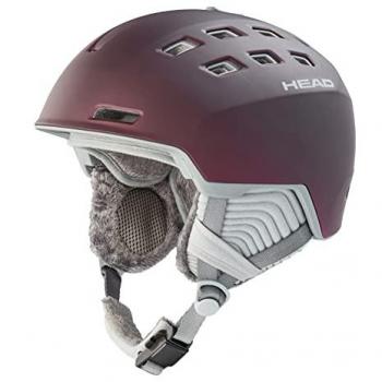 Head Casco De Mujer Rita Rojo - Casco de esquí, diseño femenino, color rojo, ajuste cómodo, ventilación optimizada, forro interior suave y cálido