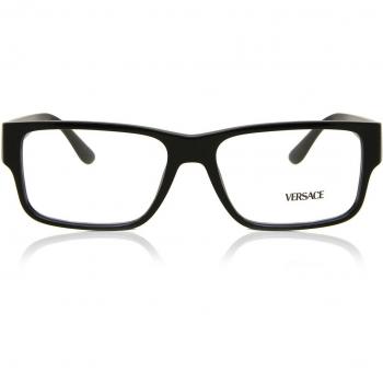 Versace VE3342 GB1 Armazones para Hombre Negros 57 Lentes Recetadas