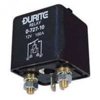 12V 100 Amperio Resistente Relé / Relé de Carga Dividida Durite 0-727-10