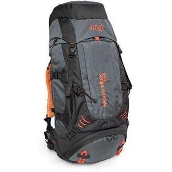 ALTUS Broad Peak 50+5 Mochila DE TRAVESÍA, Unisex Adulto, Gris/NARNJA, Talla Única