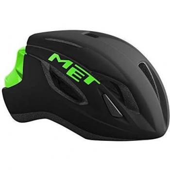 MET M3HM107M0NV1 - Casco, L, Negro - Verde, Unisex