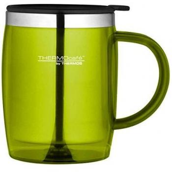 ThermoCafé by Thermos 4059.277.035 Taza Desktop Mug, 0.45 l, plástico, lime verde