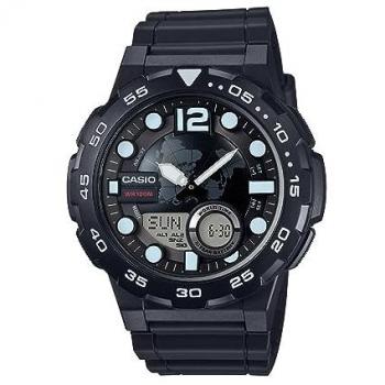 Casio AEQ-100W-1AVDF Water Resistant Analog-Digital Men's Watch