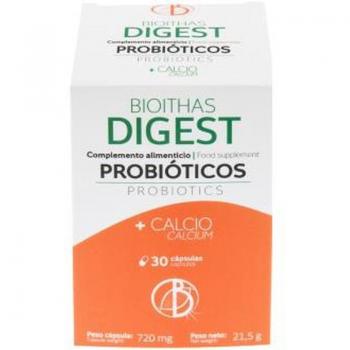 Bioithas Digest 30Cap - Suplemento Probiótico con Calcio para una Digestión Saludable