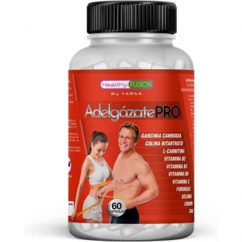 Healthy Fusion Adelgazante 3 en 1 | Quemagrasas y Saciante con Garcinia Cambogia, L-Carnitina y Colina Bitartrato | 60 Cápsulas de Alta Calidad