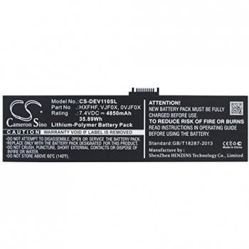 Replacement battery for DELL - Tablet Battery - Pro11i-2501BLK, V11P7130, Venue 11 Pro, Venue 11 Pro 7130 Junction