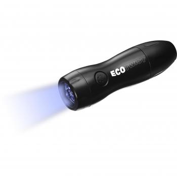 Everlight F378 - Linterna con dinamo, color negro