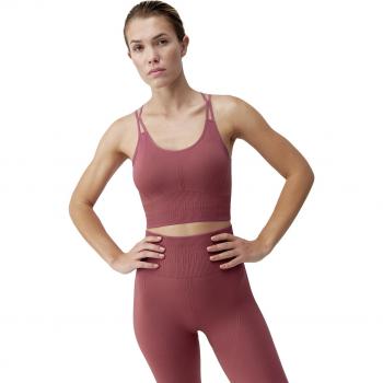 Top Deportivo Seamless Kamay Rosa Deco Mujer Medium Impact