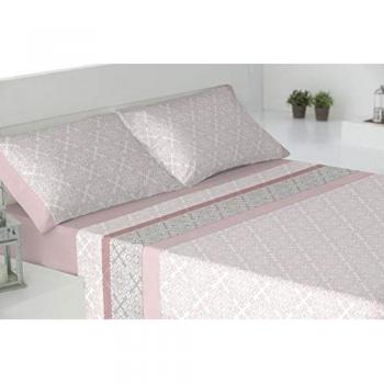 Juego de Sábanas Térmicas Coralina Rosa 090 cm Tejidos El Mundo Alier