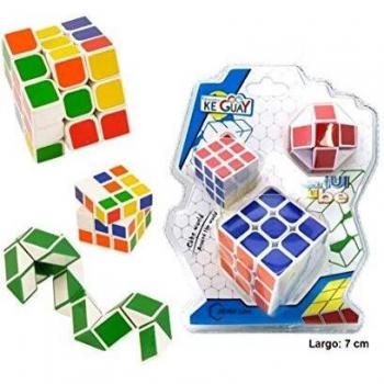 eurojuguetes Cubo Magico 3 Piezas 6-5-3,5cm