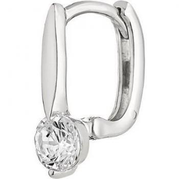 Ear Candy - Piercing aro Mina de plata bañado en rodio