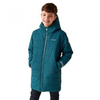 Regatta Kids Moroccan Blue Water-Repellent Quilted Jacket, Size 3-4 Years