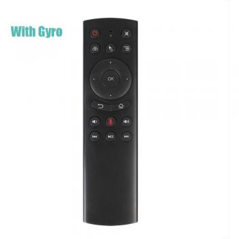 Control Remoto por Voz G10/G20/G30, Mouse Aire Inalámbrico 2.4G con Micrófono y Giroscopio IR para TV Box Android