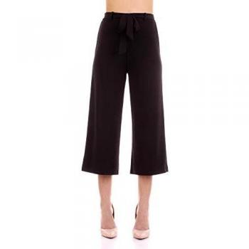 Vero Moda Vmmilla HR Loose Culotte Pant Noos Calzoncillos, Negro, L para Mujer